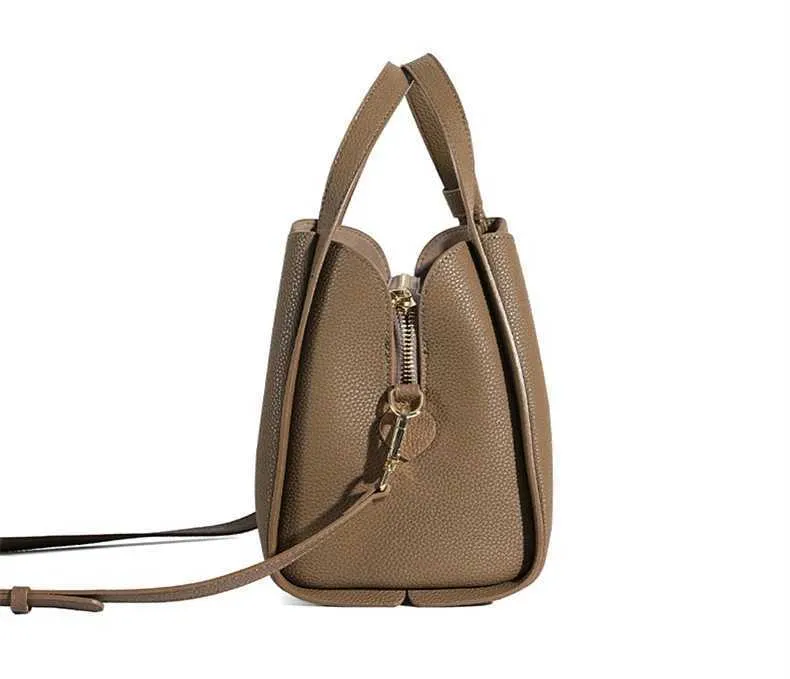 Sacs à main fourre-tout en cuir véritable de vachette Hifashion pour femmes 2024 Tendance Designer Panier Petit sac à bandoulière pour dames_voghion.com