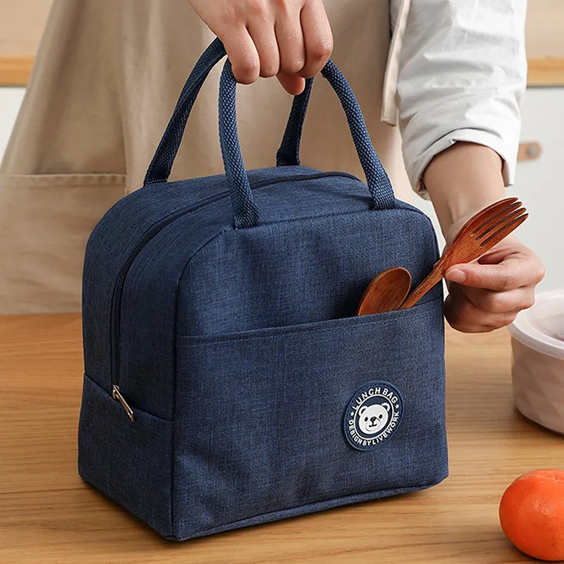 Beer Lunch For Children Large Capacity Tote Picnic Drink Lunchbox Thermal Bag Portable Outdoor Office Food Bags_voghion.com