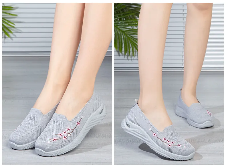 Sneakers slip-on donna comode scarpe da camminata casual_voghion.com