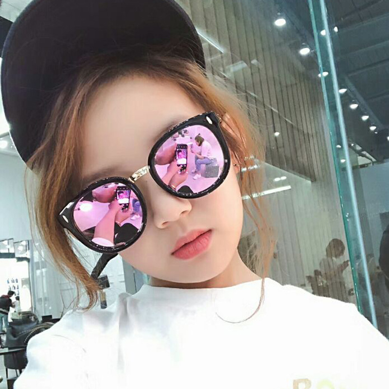 Mother&Kids Children's glasses Boys sunglasses Girls Fashion Personality Sunglasses Reflective sunglasses trend_voghion.com