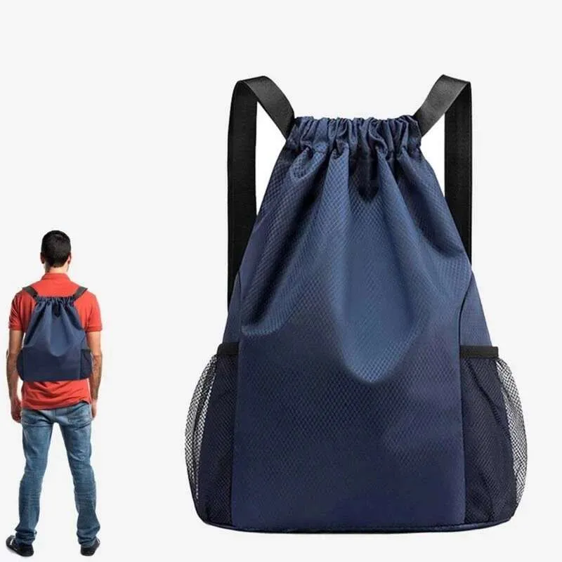 Fiess Travel kültéri sport húzózsinóros hátizsák nagy kapacitású edzőterem úszás strand kosárlabda táska_voghion.com