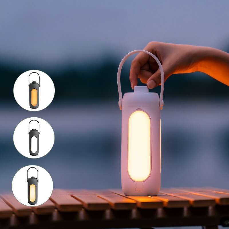 New Multifunctional Camping Light, 10000mAh Battery, Tri Color Dimming, USB Emergency Charging One Step Faster_voghion.com