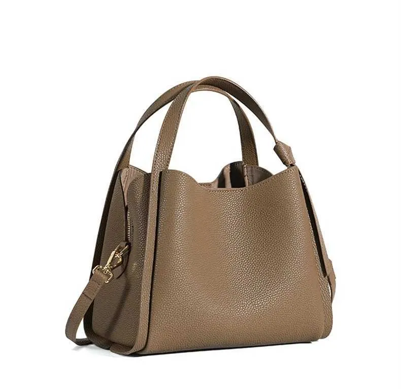 Sacs à main fourre-tout en cuir véritable de vachette Hifashion pour femmes 2024 Tendance Designer Panier Petit sac à bandoulière pour dames_voghion.com