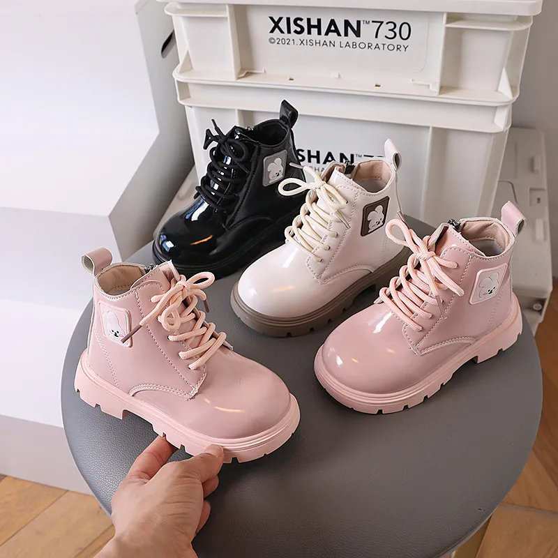 Kids Fashion Rabbit Winter Autumn Soft Sole Zipper Cute Cartoon Design Short Girls Shoes Littlesprouts Toddler Ankle_voghion.com
