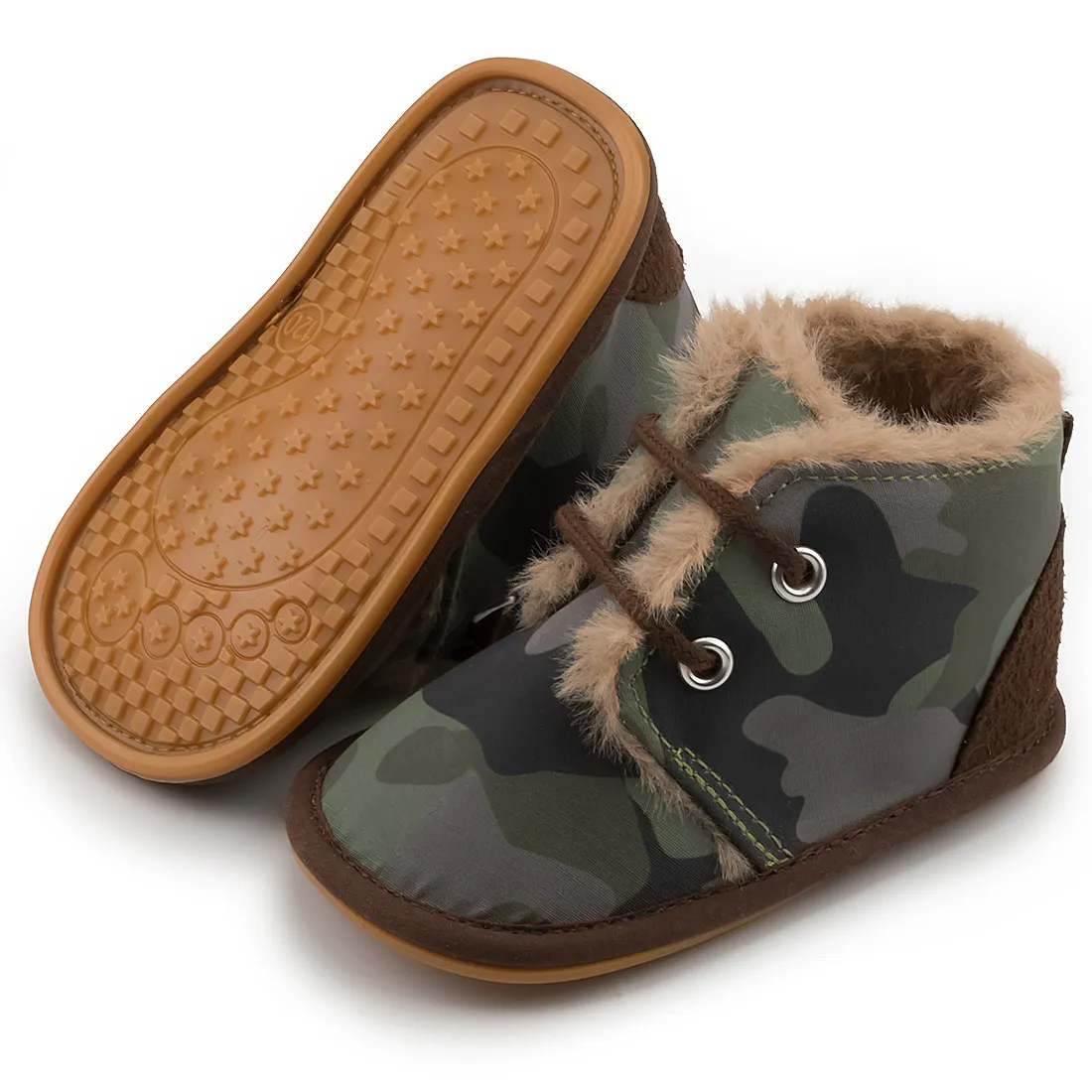Botines de nieve de invierno para bebé, cálidos y esponjosos, Happysteps, botas para niño y niña, suela de goma, antideslizantes, suaves, para recién nacidos_voghion.com