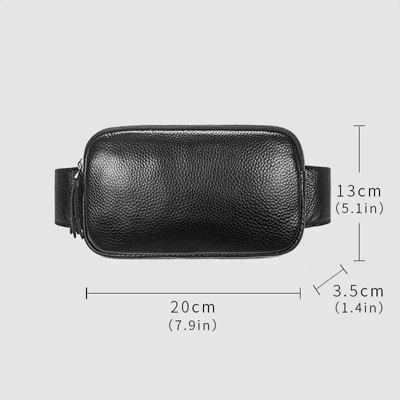 Gürteltasche aus Leder für Herren und Damen, für Reisen im Freien, Sport, Laufen, Gehen, Wandern, schmale Handy-Geldbörse, Hüfttasche_voghion.com