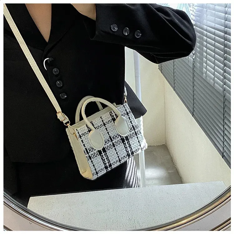 Női mini kézitáska női tok divat csekk mintás váll keresztben Messenger könnyű, egyszerű, elegáns hordtáska_voghion.com