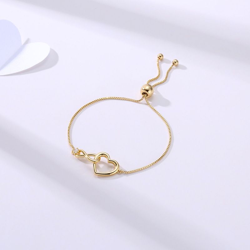 Classic Zircon Eternal Women's Infinite Love Eight Character Bracelet To Express Feelings Fashion Jewelry_voghion.com