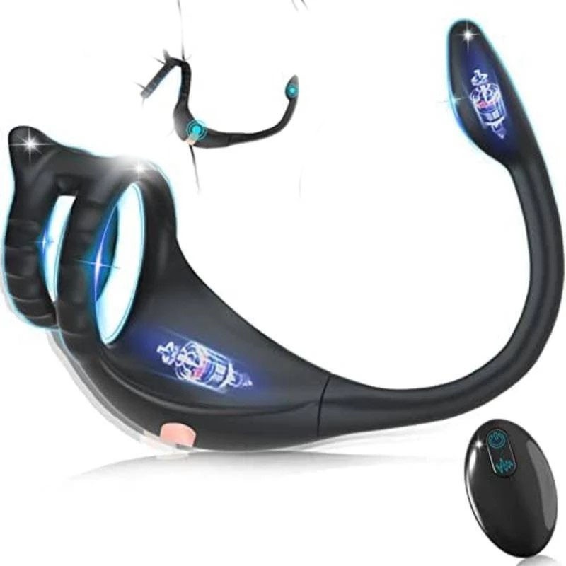 Vibratore ad anello stimolatore con mini proiettile giocattoli sessuali anali per coppie di adulti uomini_voghion.com