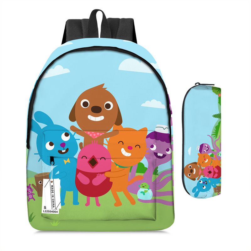 Set zaino con cartone animato per bambini - 2 pezzi_voghion.com