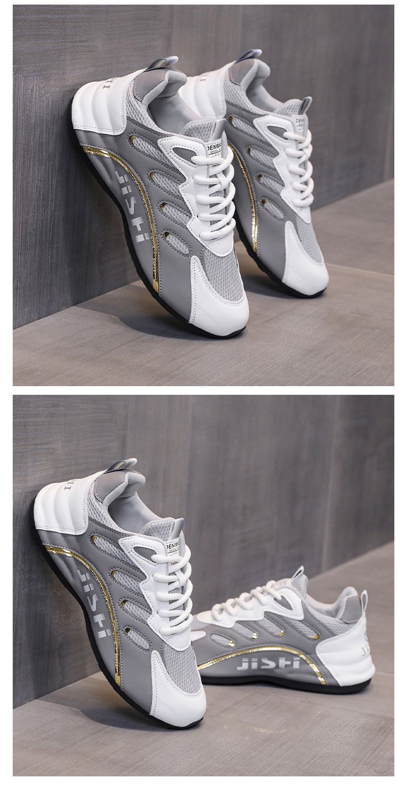 Herren Leder Wanderschuhe Schnürschuhe Freizeit Outdoor Mesh Schuhe_voghion.com