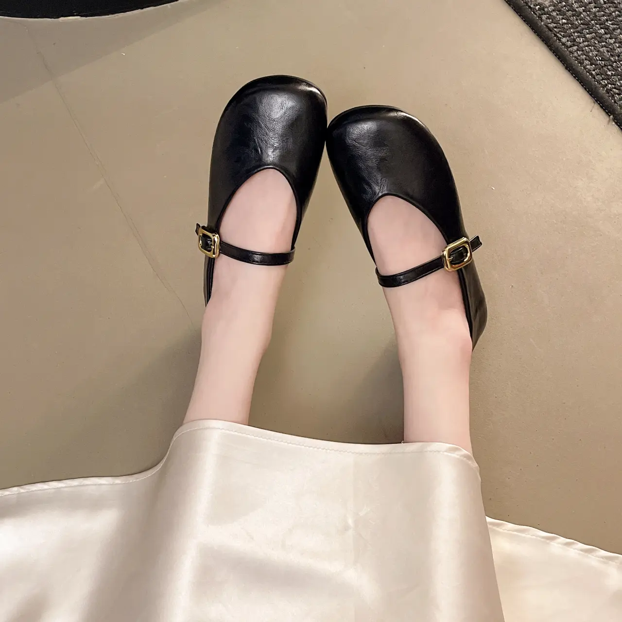 Ballerine donna stile mary jane scarpe comode casual_voghion.com