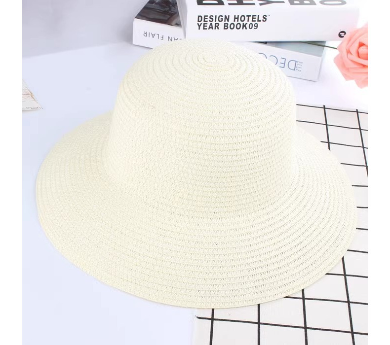 Straw Sun Hat For Women Summer Beach Travel Protective Style_voghion.com