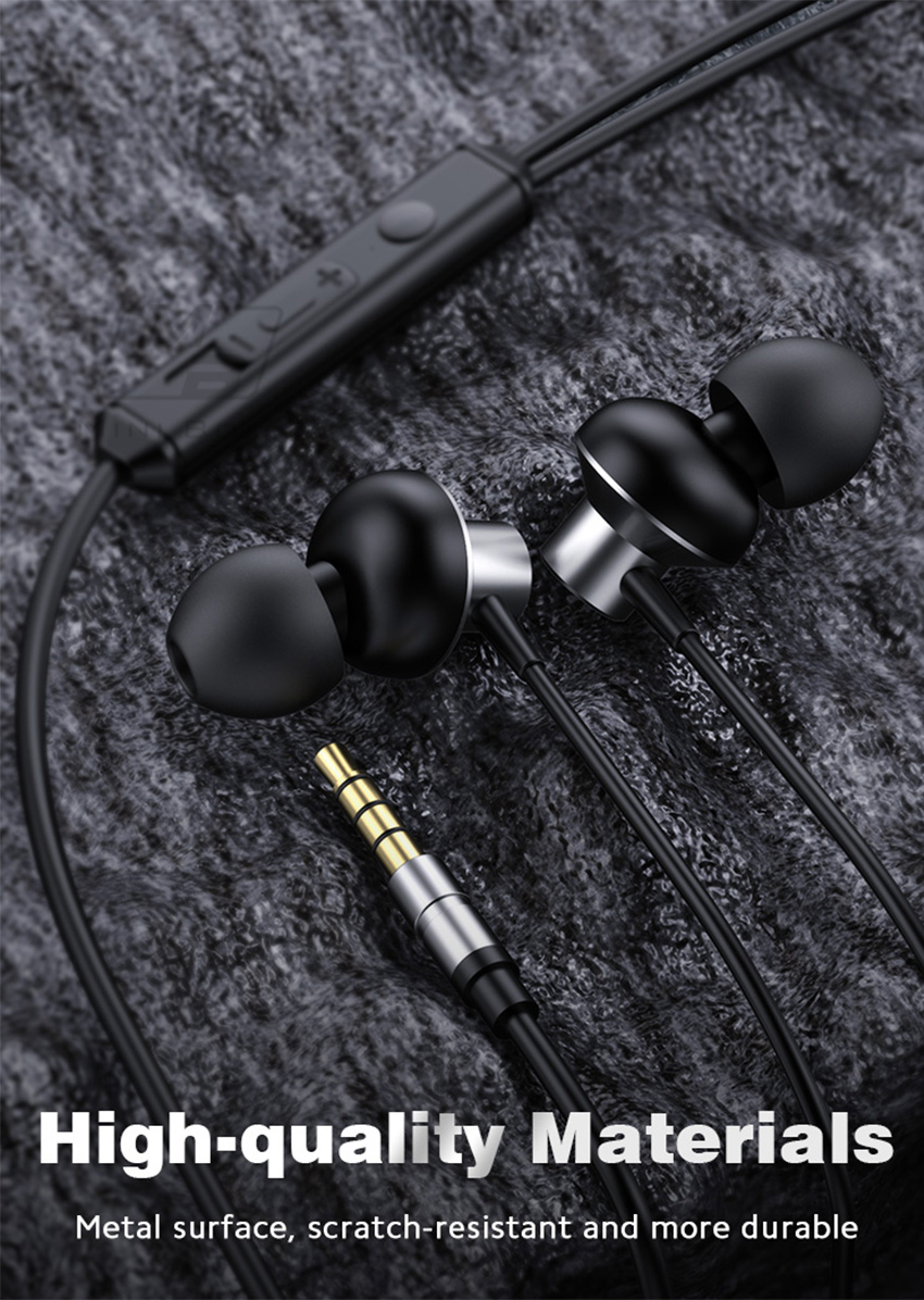 Écouteurs filaires 2024 3,5 mm GAMING Casque Écouteurs, écouteurs intra-auriculaires PUBG MLBB GAMING Écouteur, qualité sonore stéréo HIFI Deep Bass, contrôle du volume, Ea_voghion.com