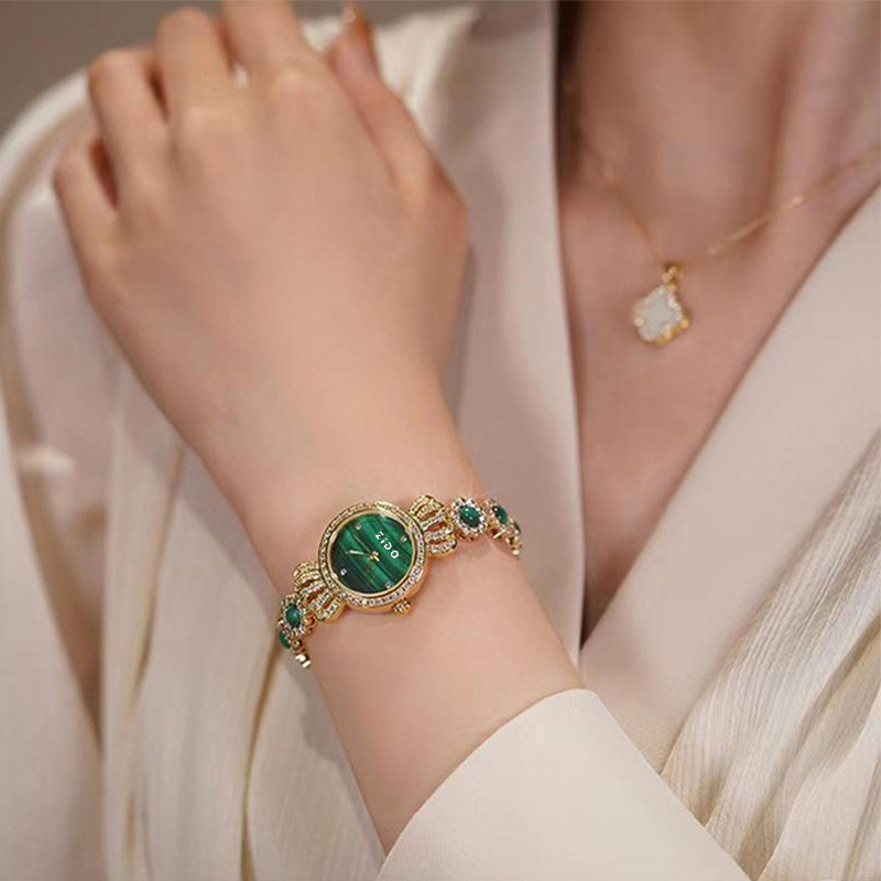 ZIDO brand minimalist, fashionable, versatile, casual and elegant, light luxury with diamond inlaid waterproof small