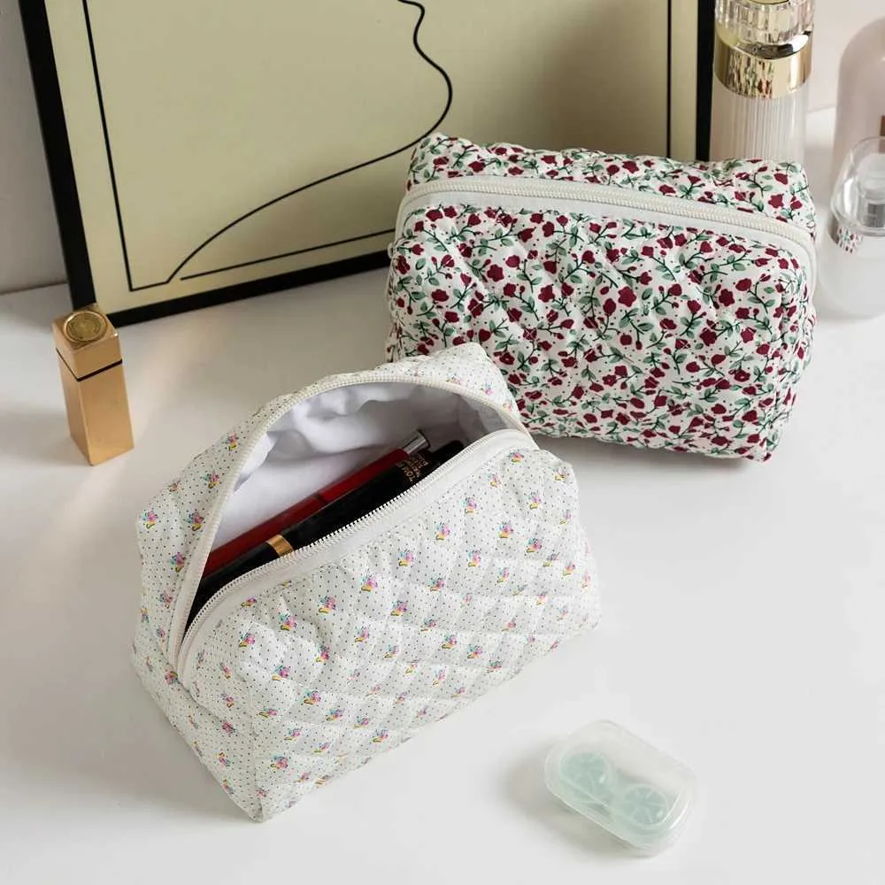 für Frauen Organizer Korean Wer Printing Womens Reise Make-up Tasche Beauty Box Y241023_voghion.com