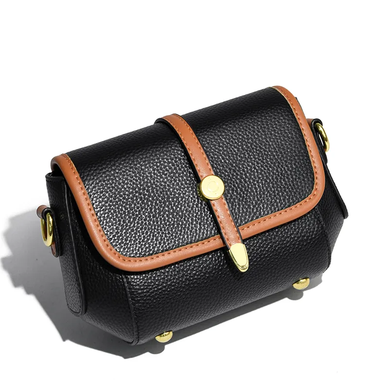 Borse da sera Borsa a tracolla in vera pelle di alta qualità per le donne 2024 Borsa da donna in mucca di colore solido_voghion.com