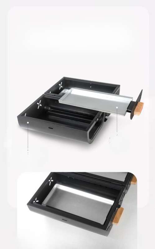 【 Sammlung von 3432 Personen 】 Grill verdickt doppelseitig Dual-Purpose Kochen im Freien Camping tragbare Barbecue Herd_voghion.com