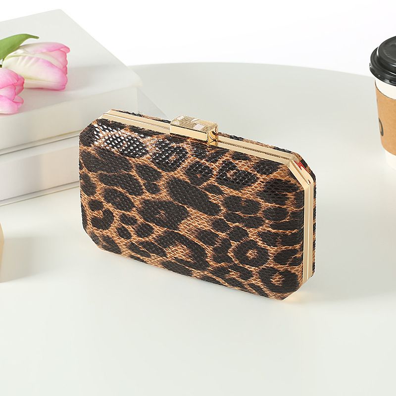 Neue creative Abendessen beliebte Leopardenmuster Bankett stiolle Umhängetasche, robuste Abendtasche_voghion.com