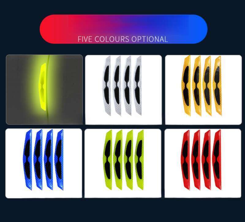 Car Leaf Panel, Fender Reflective Body St, Anti-collision Strip, Safety Warning, Engine Light Eyebrow Decorative_voghion.com