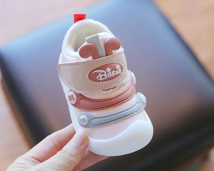 Pantofi sport pentru copii mici, unisex, pentru băieți și fete, de iarnă, 2025, Kidsnest, moi și calde, mărimi US1C-US10C_voghion.com