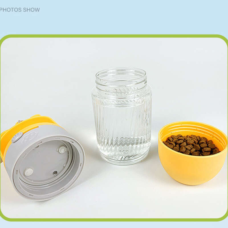 Pet Plastic Bottle, Kettle, Outdoor Portable Dispenser, Cat And Dog Water Bottle With Stored Grain_voghion.com