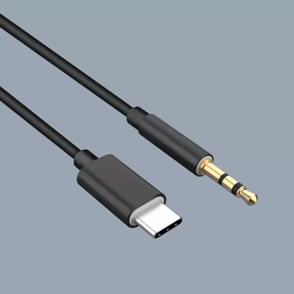 Câble auxiliaire USB Type-C vers prise jack 3,5 mm pour autoradio Samsung iPhone_voghion.com