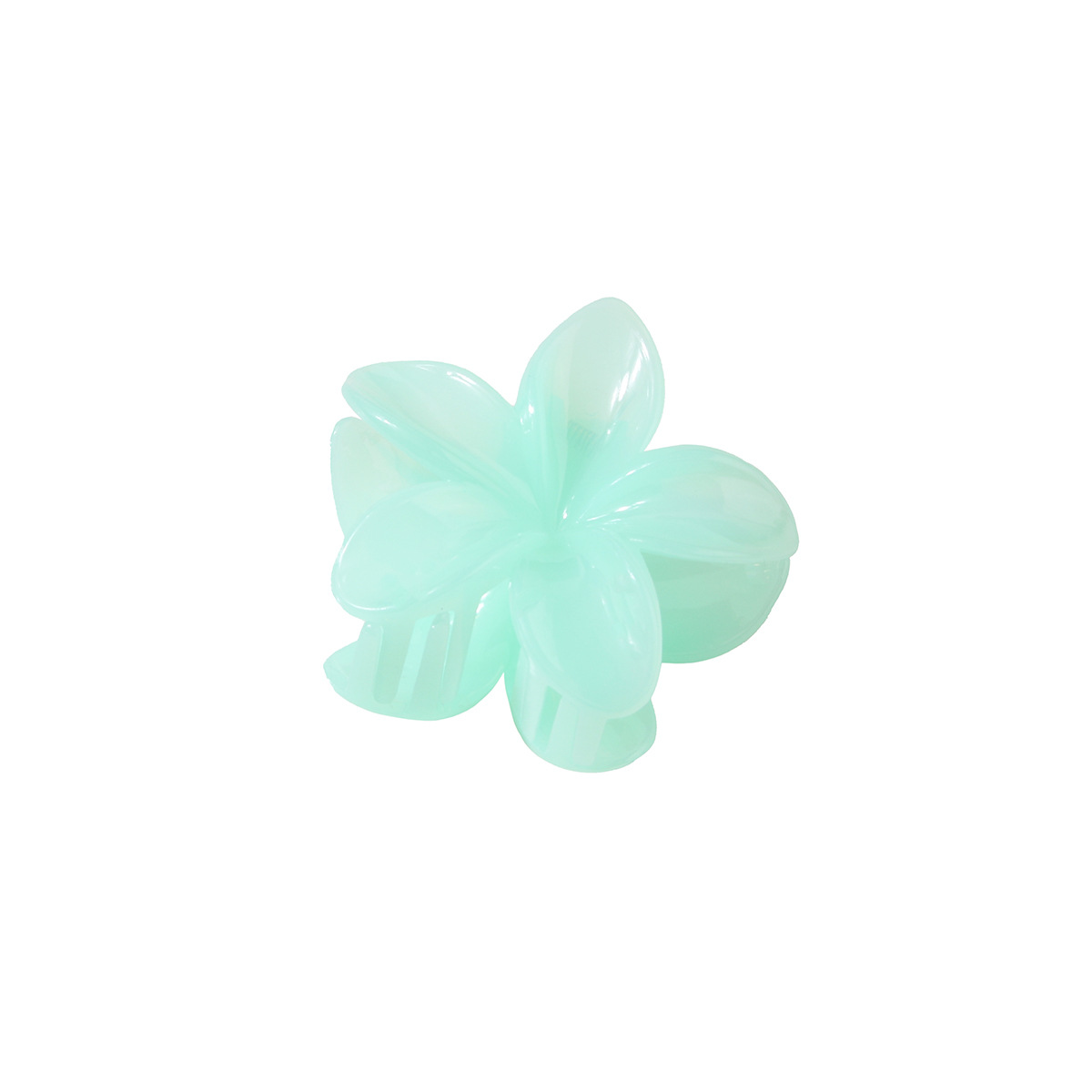 Women's Hair Accessories 8CM Flower Hairpin Frosted Large Plumeria Clip Back Of The Head Hair Shark Clip_voghion.com