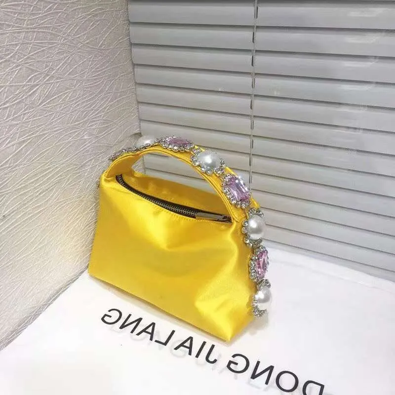 HBP Dia Chain Satin Shoulder Pearl Banquet Bag String Damska torebka_voghion.com