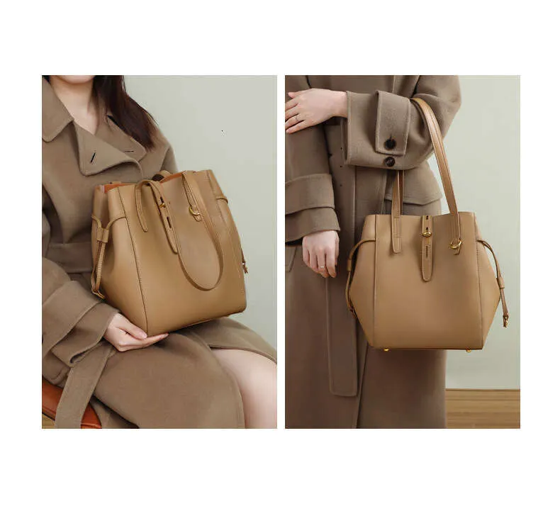 Sac fourre-tout en cuir véritable pour femme, nouveau sac à main en cuir de vache, grande capacité, mode maman, sacs à bandoulière_voghion.com