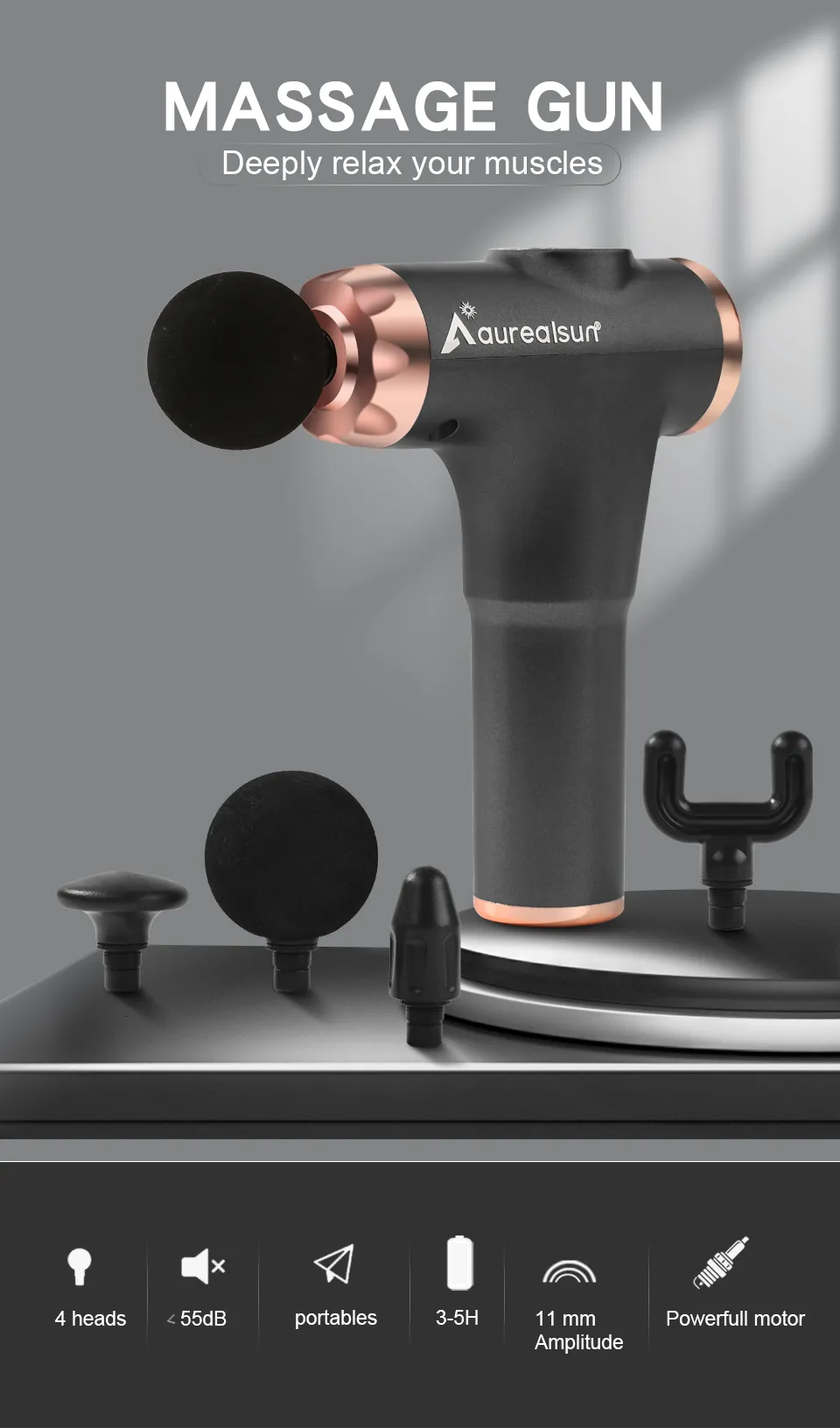 Deep Tissue Massager - Body Pain Relief_voghion.com