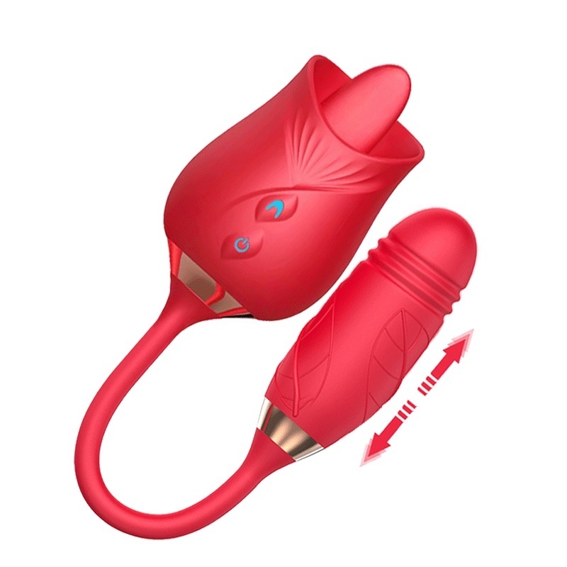 Rosa geformter weiblicher Vibrator, oraler Nippel, G-Punkt, Klitoris, Saugstimulation, Masturbation, Spielzeug für Erwachsene für Frauen_voghion.com