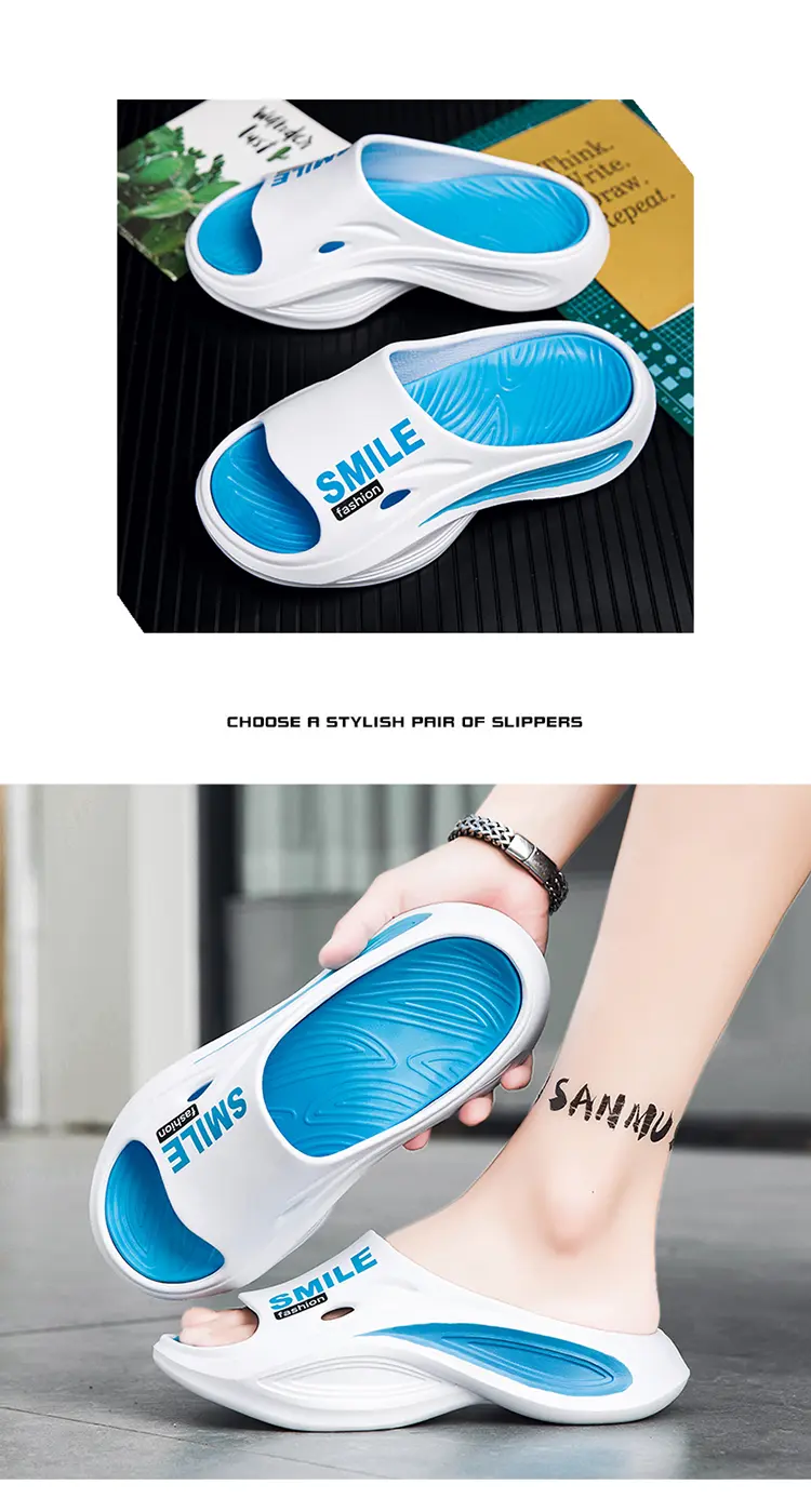 Outer Slippers Beach One Word Non-slip Wading Large Size Cool Slippers_voghion.com