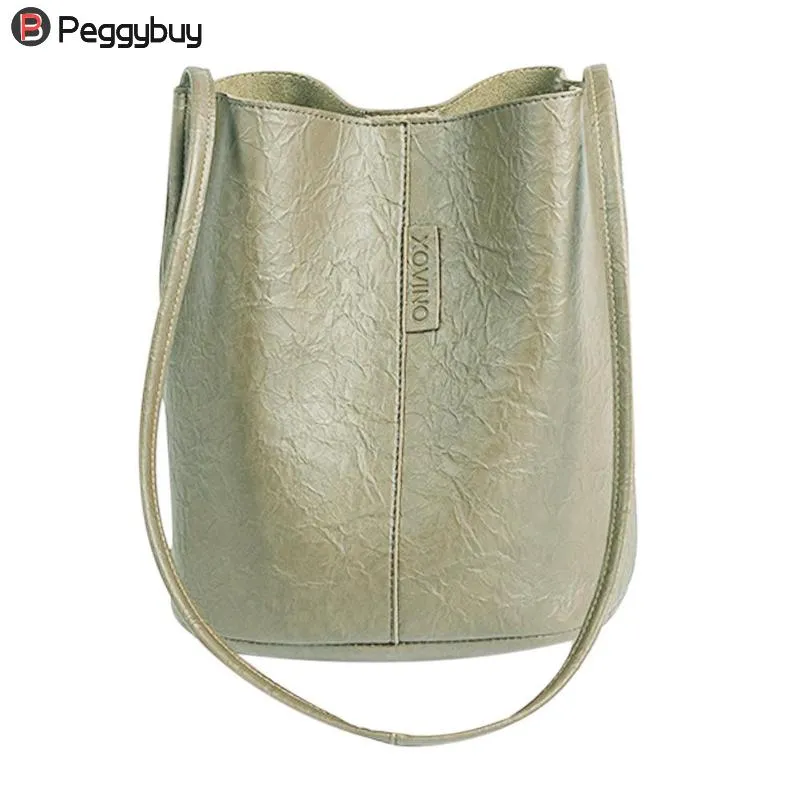 Borse nuove alla moda, vintage, da donna, a tracolla, in pelle, a secchiello, borsa da shopping, a mano_voghion.com