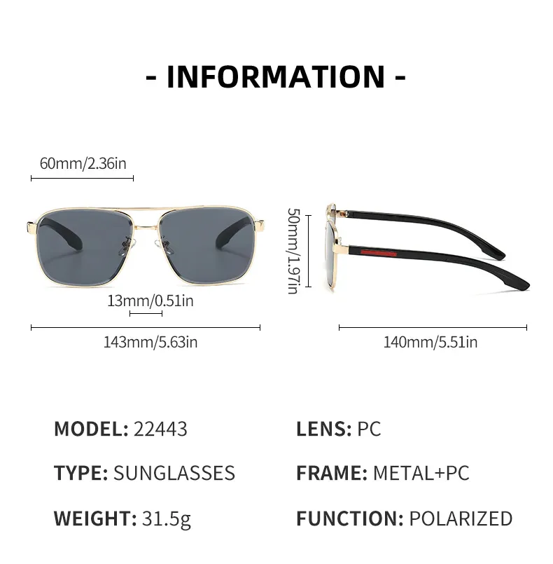 Quadratische Sonnenbrille Für Damen Und Herren Retro Designer_voghion.com
