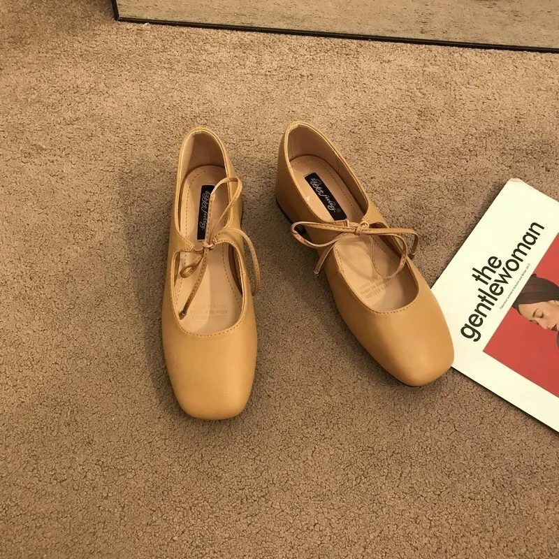 Dress Bailamos Casual Flats Comfortable Soft Boat Loafers Ballerina Shallow Round Toe Ballet Flat Shoes Women Slip On_voghion.com