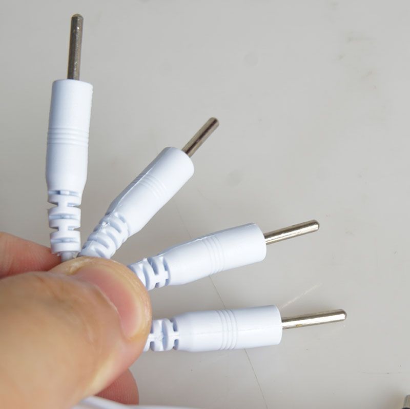 Cavi per elettrodi Estim E stim, adattatore per cavo BDSM per elettroshock, sesso elettrico_voghion.com