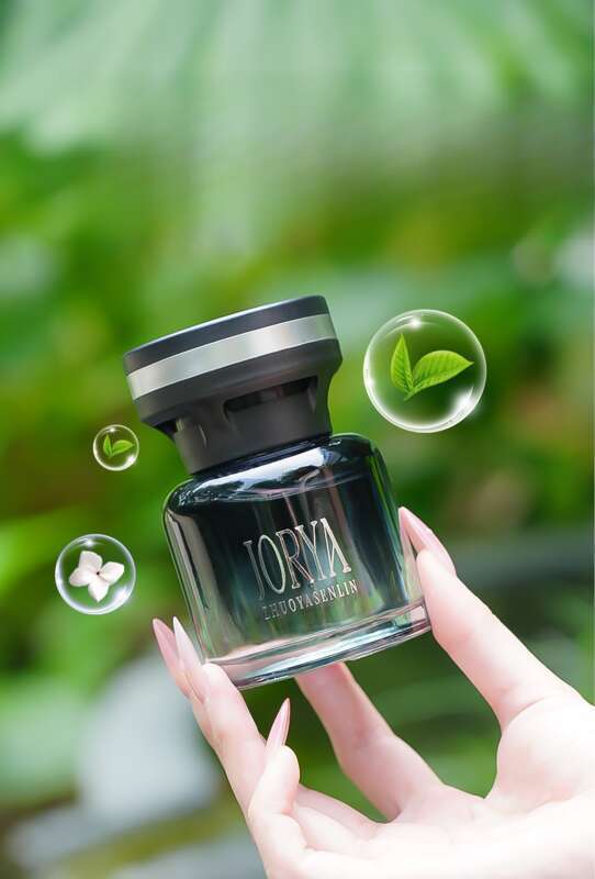 【Hoher Luxus】 Kleine schwarze Flasche Aromatherapie Pflanzenextraktion Langanhaltende Geruchsentfernung Duft Auto Ornament_voghion.com