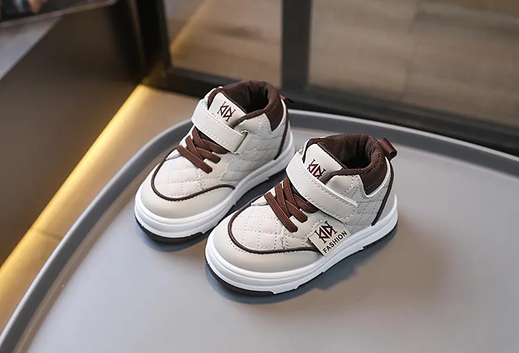 Toddler Boy Basketball Girl Sport Non-slip Footwears Autumn Student Kidsnest New Outdoor Shoes Sizes US5c-US1y_voghion.com