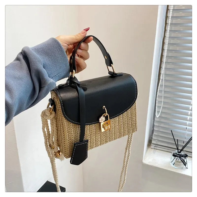 Designer Free Shipping 2025 New Fashion Commuting Small Square Premium Texture Woven Single Shoulder Crossbody Bag For_voghion.com