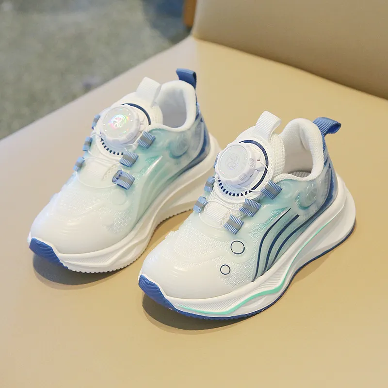 Athletische kindersneakers voor training antislip hardloopschoenen_voghion.com