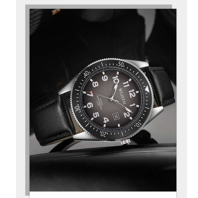 Wallace Waterproof Night Glow Calendar Quartz Large Digital Men's Watch_voghion.com