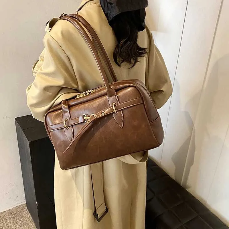 Pu lederen schoudertas dames koreaanse crossbody handtas stijl_voghion.com
