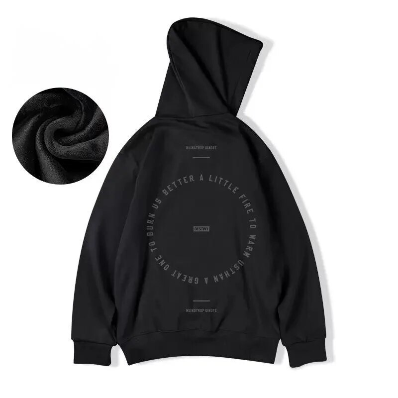 Sudadera con capucha oversize hombre forro polar invierno_voghion.com