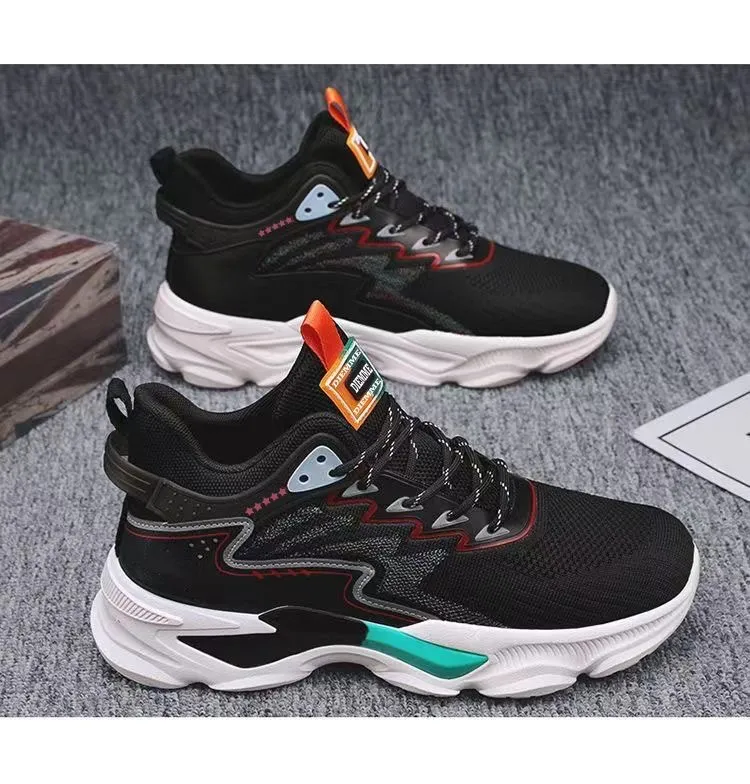 New Basketball Breathable Fly Woven Mesh Sneakers Fashion Casual Style Men Shoes Hikers Free Shipping_desvips.com
