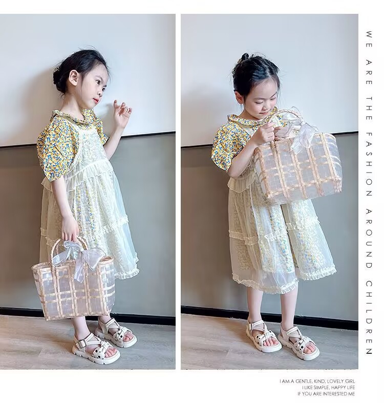 Mädchensandalen 2024 Neue Sommersandalen mit weicher Sohle, Prinzessin für große Mädchen, Street Blast für Kinder, Mädchenmode und Western-Stil_voghion.com