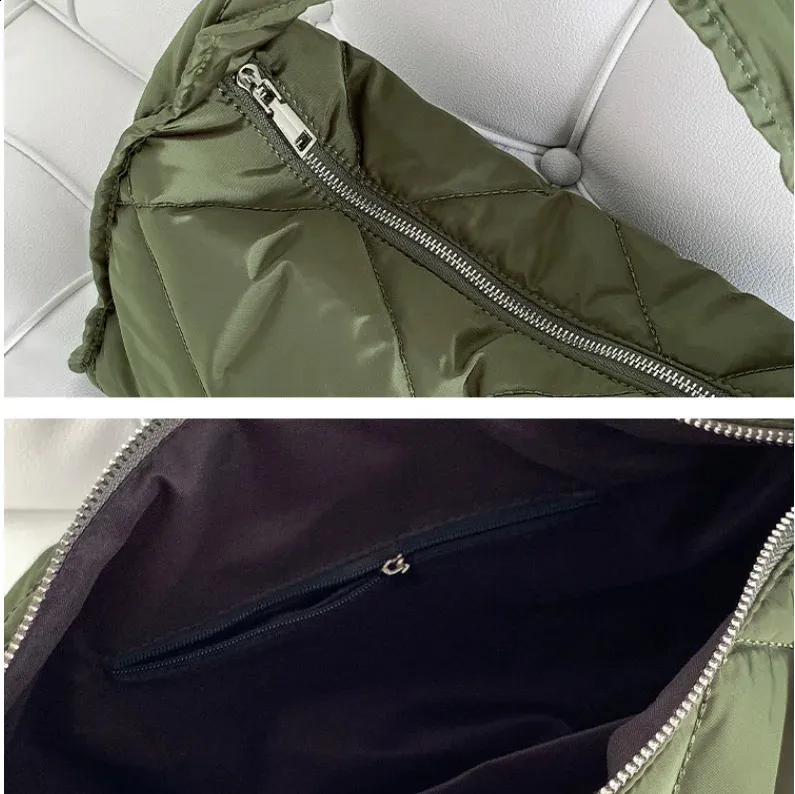 Puffer Shoulder Bag For Women Large Capacity Winter Handbag_voghion.com