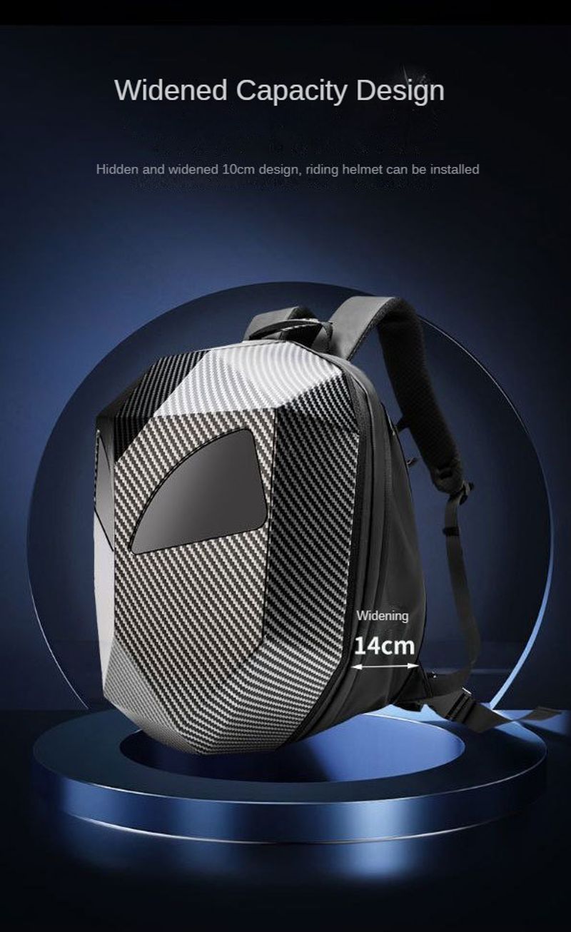 Rider led outdoor sport radfahren motorrad rucksack hartschale wasserdichte volle reiter helm tasche_voghion.com