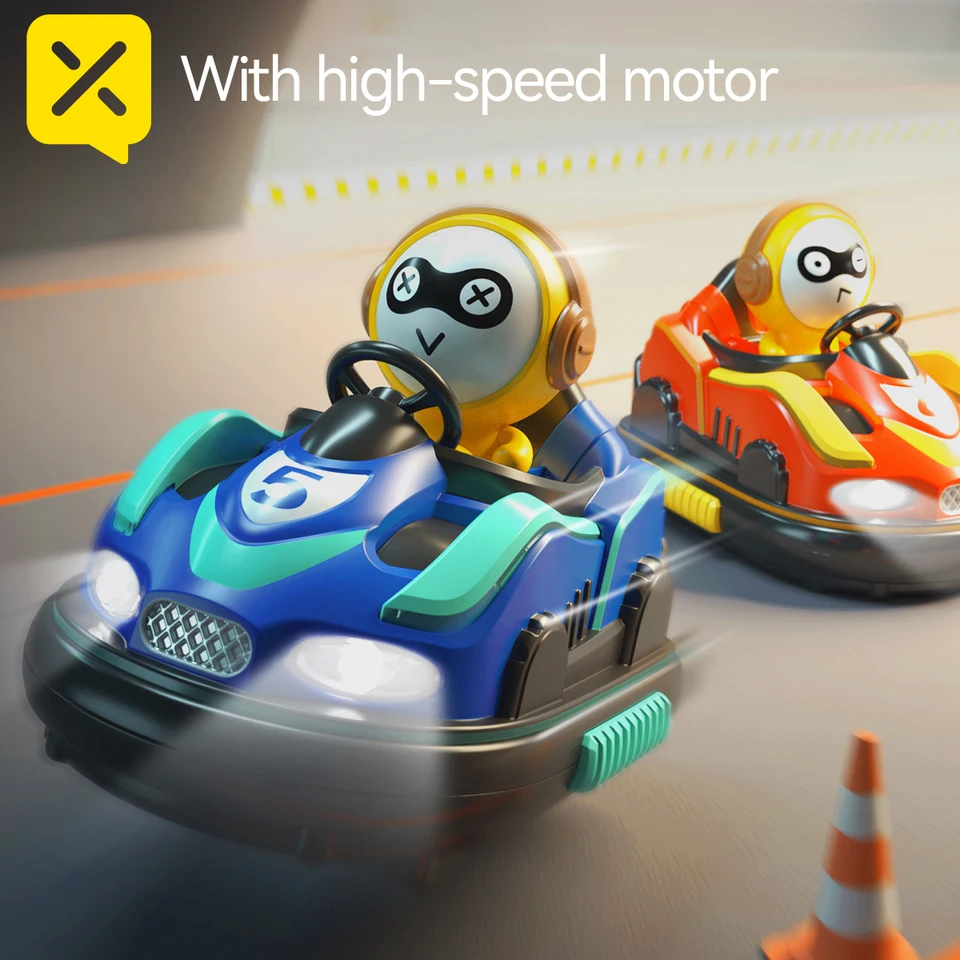 Remote Control Battle Bumper Cars With Sound And Smoke Effects_voghion.com