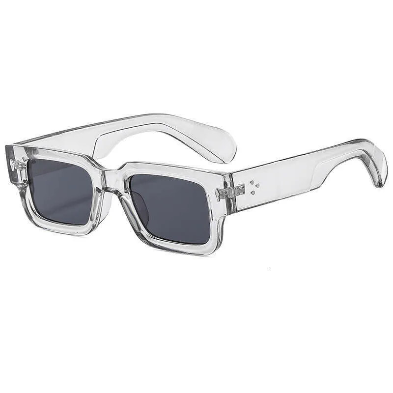DHCollections Fashion Square Thick Rectangular High-end Casual UV Protection Sunshade Sunglasses_voghion.com